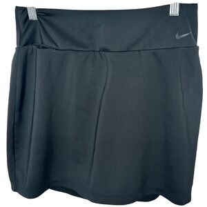 Nike Dri-Fit Black Athletic Tennis Skort Skirt Undershort Women's Size Medium